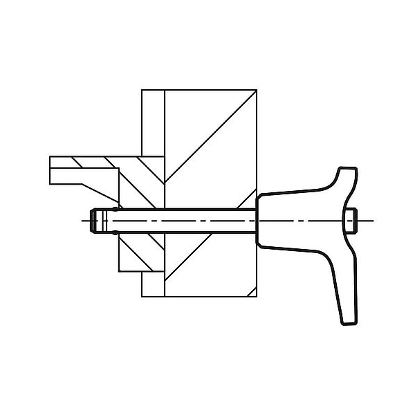 Ball Lock Pins With L-grip, Self-locking, Precipitation Hardened